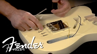 How to Install a Telecaster Bridge  Fender [upl. by Alastair]