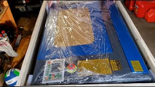 50W Laser Engraving Machine Unboxing and Demo [upl. by Doralyn497]