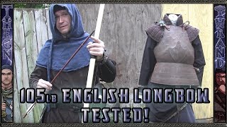 Warbow  English Longbow Vs Plate Chain Maille and Gambeson [upl. by Brigit]