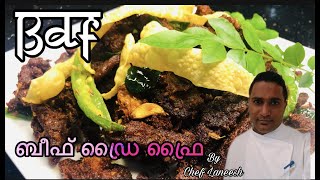 Beef Dry Fry  BDF  Kerala style BDF  Malayalam bdf  ബീഫ് ഡ്രൈ ഫ്രൈ റെസിപ്പി [upl. by Annaehr]