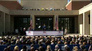 The George W Bush Presidential Center Dedication Ceremony [upl. by Dodds]