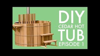 DIY Cedar Hot Tub Episode 1 Finding Affordable Clear Cedar Boards [upl. by Kartis]