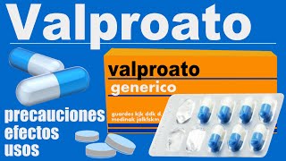 VALPROATO para que sirve efectos epilepsia depresion [upl. by Labanna]