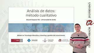 Análisis de datos Método cualitativo [upl. by Einnhoj]