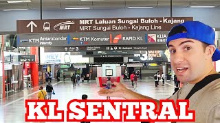 KL Sentral MALAYSIAS Largest Transport Hub  Kuala Lumpurs Main Station Tour amp Info 🇲🇾✈️🚄 [upl. by Leviralc]