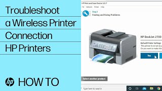 How to fix wireless printer connection  HP Printers  HP Support [upl. by Steinway]