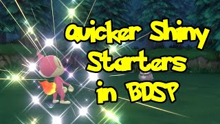 Quicker Shiny Starters in Pokemon BDSP [upl. by Refinej]