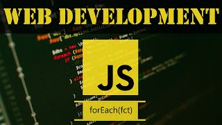 Javascript forEach  Darija [upl. by Asilat343]