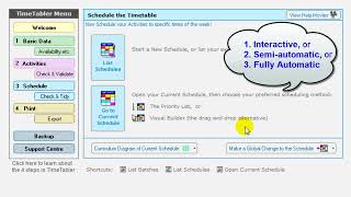 Using TimeTabler to schedule your school timetable [upl. by Attenreb671]