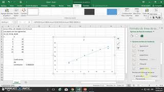 Coeficiente de correlacion en excel 2016 [upl. by Ahrat]