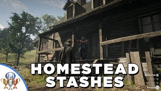 Red Dead Redemption 2 Breaking and Entering  All Homestead Stash Locations [upl. by Block]