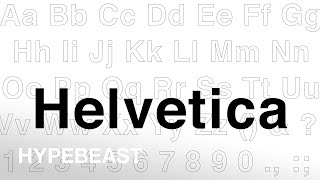 How HELVETICA Became the Biggest Font in Fashion amp Beyond  Behind the HYPE [upl. by Annail506]