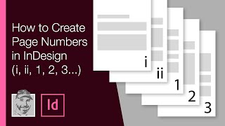 How to Create Page Numbers in InDesign i ii 1 2 3 [upl. by Hsetirp891]