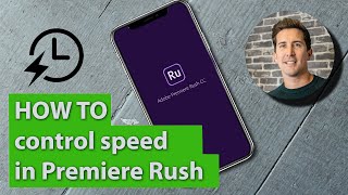 Adobe Premiere Rush Tutorial  Slow Motion Slow Mo Footage amp Speed Ramp [upl. by Kcirrez]