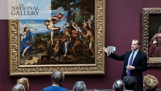 Titian Painting the myth of Bacchus and Ariadne  National Gallery [upl. by Snapp]