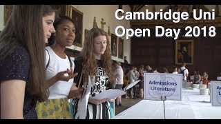 Cambridge University Open Day 2018  GoingToCambridge [upl. by Vedi211]