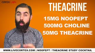 A NoopeptTheacrine NOOTROPIC STUDY COCKTAIL [upl. by Malorie]