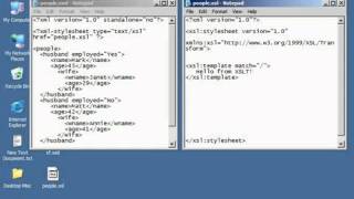 XML Tutorial 57 XSL Templates Pt 1 [upl. by Starobin]