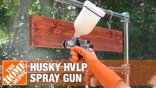 HVLP Paint Spray Gun  The Home Depot [upl. by Pompea]