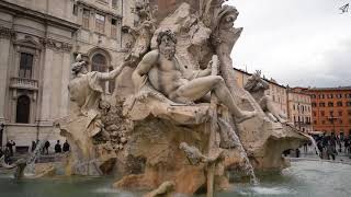 Piazza Navona Tour Rome  Italy [upl. by Gretal]