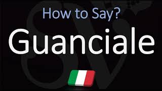 How to Pronounce Guanciale CORRECTLY [upl. by Spevek]