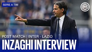 INTER 31 LAZIO  INZAGHI INTERVIEW 🎙️⚫🔵 [upl. by Merill88]