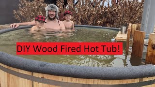 DIY Wood Fired Hot Tub [upl. by Natala]