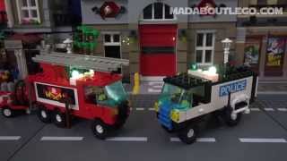 LEGO FIRE and POLICE TRUCKS [upl. by Eneloj351]