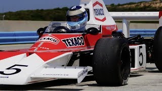 Mika Häkkinen tackles Laguna Seca F1™ onboard [upl. by Bartosch893]