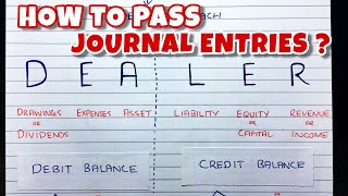 How to Make Journal Entries by Saheb Academy  Class 11  BCOM  CA Foundation [upl. by Yornek]