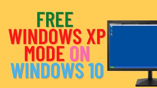 Free Windows XP Mode on Windows 10 [upl. by Yenobe916]