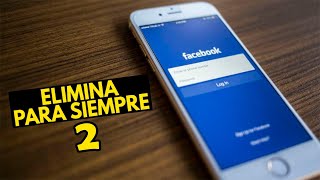 Como ELIMINAR mi Cuenta de Facebook desde mi Celular ANDROIDIPHONE 2024  Parte 2 [upl. by Sargent]