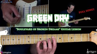 Boulevard of Broken Dreams Guitar Lesson  Green Day [upl. by Fasa138]