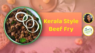 Kerala Style BEEF FRY BDF  ബീഫ് ഫ്രൈ  Recipe in Malayalam  Sinis Kitchen  Easy cook recipes [upl. by Adiaros309]