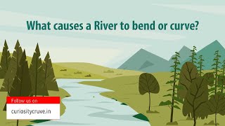 What causes a River to bend or curve Meandering rivers  Oxbow Lake [upl. by Irving]