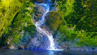 Water Sounds ASMR for Sleep  10 Hours Gentle Waterfall White Noise [upl. by Nilhtac]