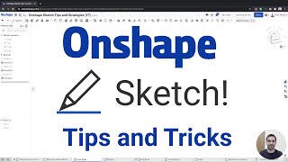 31 Advanced Sketch Tips and Tricks for Onshape [upl. by Attenyl767]