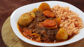 Receta de chambarete de res con verduras muy sabroso y fácil de hacer 🥩😋🥔 [upl. by Arikal]