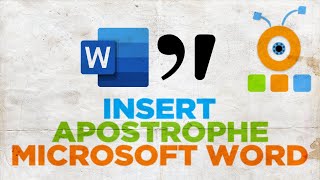 How to Type an Apostrophe in Word [upl. by Justine]