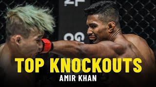 Amir Khan’s Top Knockouts  ONE Highlights [upl. by Ulla]