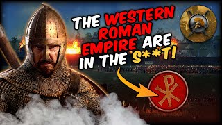 HOLDING it all TOGETHER  Total War Rome Remastered Barbarian Invasion Western Roman Empire [upl. by Ylagam]