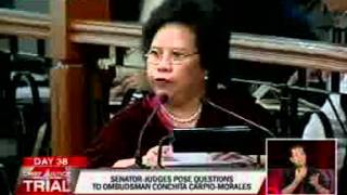 Santiago poses questions to Ombudsman Morales [upl. by Merrell]