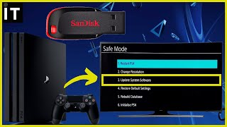 How To Update PS4 With USB Flash Drive Working Method [upl. by Ahsiniuq331]