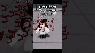 Bro Death Countered Himself💀 shorts roblox strongestbattlegrounds [upl. by Ephrayim]