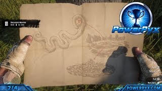 Red Dead Redemption 2  Poisonous Trail Treasure Map Hunt Location amp Solution [upl. by Ettelohcin]