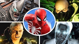 SpiderMan PS4  All Bosses  Cutscenes [upl. by Jahdai]