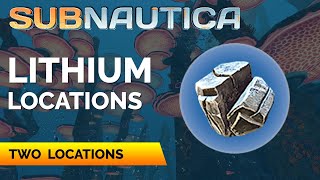 Subnautica Where to find Lithium [upl. by Lorenza254]