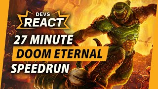 Doom Eternal Developers React to 27 Minute Speedrun [upl. by Sadinoel]