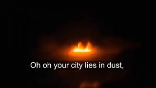 SIOUXSIE amp THE BANSHEES  Cities in Dust lyrics on screen [upl. by Giuseppe789]