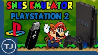 PlayStation 2 SNES Emulator USB amp FreeMc Boot SNES Station 2017 [upl. by Ellitnahc]